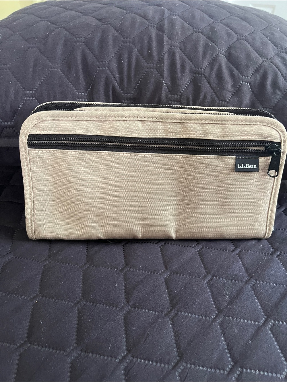 LL Bean Vintage Nylon Organizer/ Wallet